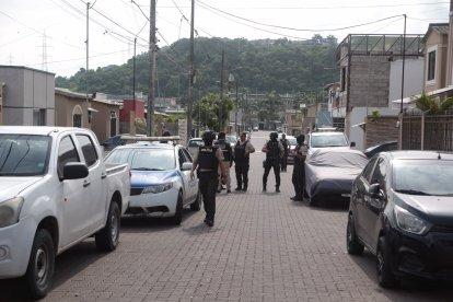 Operativo en urbanización de Daule se desarrolló este miércoles 19 de marzo.