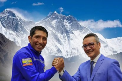 La expedición ecuatoriana busca hacer historia en la cumbre más alta del mundo.