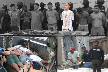 Samuel Cabrera fue atacado dentro de una vivienda. Policías procedieron a retirar su cuerpo.