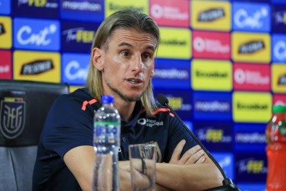 Sebastián Beccacece destaca el nivel de los jugadores de Ecuador.