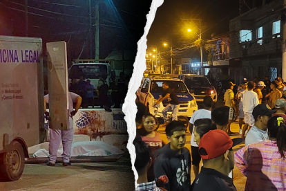 Agentes policiales y peritos aseguraron la zona e iniciaron las investigaciones.