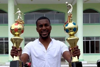 Frickson Erazo está feliz con el buen paso de la Tricolor en las eliminatorias.