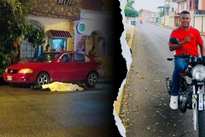 El agente Johmer Pulecio Morocho fue atacado cuando llegaba a su casa.