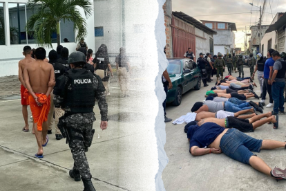 Tras la audiencia, a cinco de los apresados les ordenaron prisión.