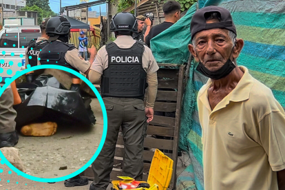 El adulto mayor relató cómo descubrió los macabros bultos.