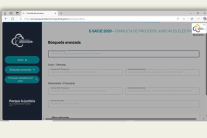 Esta es una captura de pantalla del sistema SATJE presentando la falla. No carga las causas.