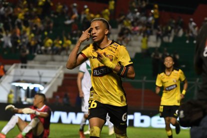 Byron Castillo marcó en el triunfo de Barcelona.