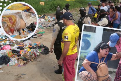 El cuerpo desmembrado en seis partes yacía entre la basura. Los habitantes, ya acostumbrados a estos hechos, observaban impávidos.