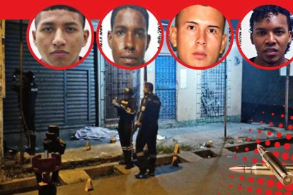 Las cuatro víctimas de la matanza en Pascuales.