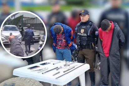 Uno de los detenidos tiene historial delictivo.