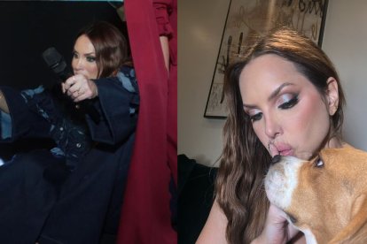 La presentadora publicó un vídeo en el que explica su caída.