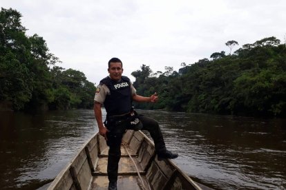 El policía asesinado en Zamora Chinchipe.