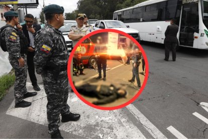 El policía estaba vestido de civil en el momento de su intervención.