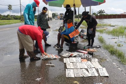 Placas recuperadas están en exhibición, por si alguien regresa a buscarlas.