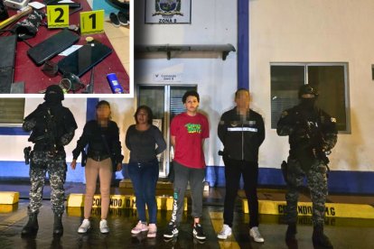 Los detenidos fueron puestos a órdenes de las autoridades.