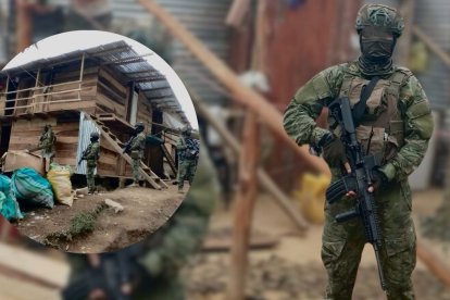 La intervención en Buenos Aires, Imbabura, la hizo el Bloque de seguridad.