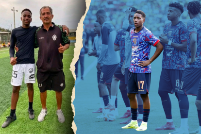 Darwin Guagua ingresó a los 8 años a la escuela de fútbol Real Fortaleza, bajo las órdenes de Omar Mieles.