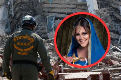 La periodista ecuatoriana estaba en Bangkok durante el terremoto.