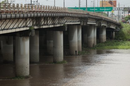 La estructura presenta daños en 11 de los pilotes.