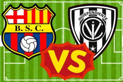 Barcelona SC recibe a Independiente del Valle por Copa Libertadores.