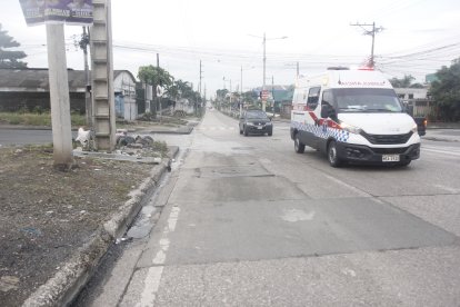 Los policías habrían quedado heridos por un accidente de tránsito.