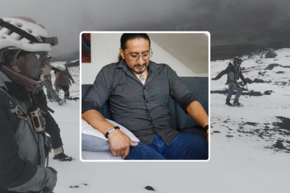 Lenin Almachi se recupera en su casa. Tiene las costillas rotas.