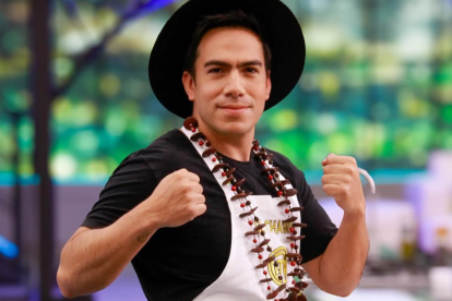 Damián Bernal o El Champ en su paso por MasterChef Celebrity Ecuador 2.