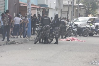 Se registró una muerte violenta en Durán.
