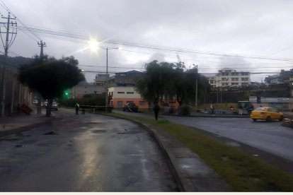 En este sector de la avenida Napo, en La Villaflora, sur de Quito, ocurrió el suceso.