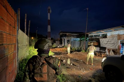 El operativo fue ejecutado por el Bloque de Seguridad.