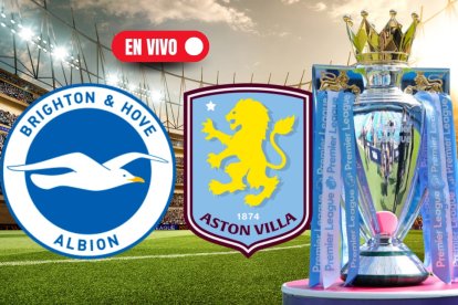 Brighton y Aston Villa chocan en la Premier League.