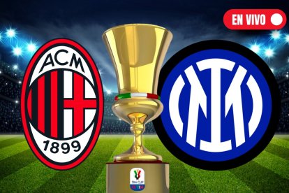 AC Milan e Inter de Milán buscan avanzar a la final de la Copa de Italia.