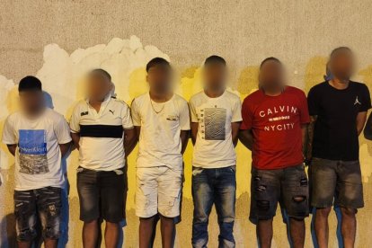 Los aprehendidos fueron identificados a través de labores de investigación de agentes policiales.