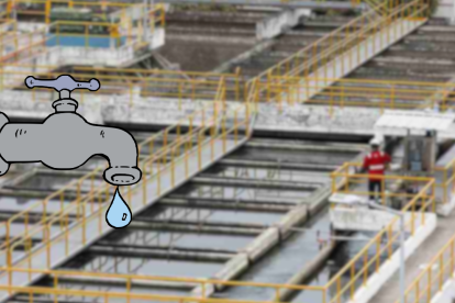 La creciente turbiedad afectaba el procesamiento del agua en la planta La Toma.