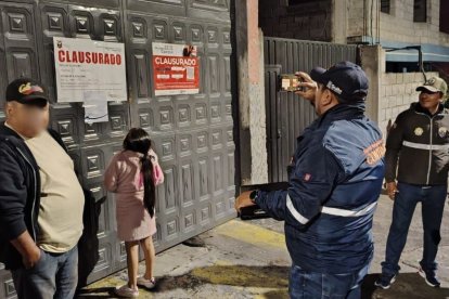 El camal clandestino funcionaba en el patio trasero de una casa, en Carcelén Bajo, norte de Quito.
