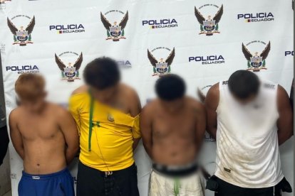 Tres de los sospechosos tienen antecedentes penales.