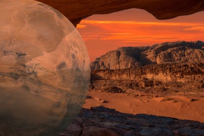 Un estudio sugiere que la radiación ionizante no sería un obstáculo para la vida en Marte.