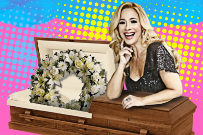 Marián Sabaté quiere celebrar su cumpleaños con una temática de funeral