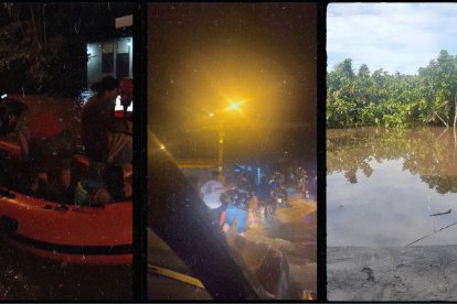 En distintas zonas del cantón guayasense se encuentran bajo el agua.