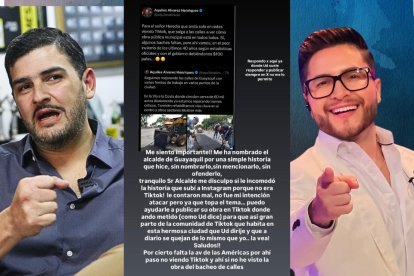 Aquiles Álvarez y Jorge Heredia enfrentados por una publicación