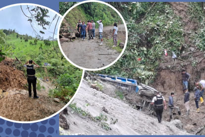 En el deslizamiento registrado el sábado, en Palanda, tres personas fallecieron y una quedó herida.