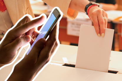 Uso de celulares está prohibido durante elecciones, ¿en qué momento específico?