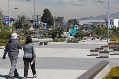 El parque Bicentenario de Quito.