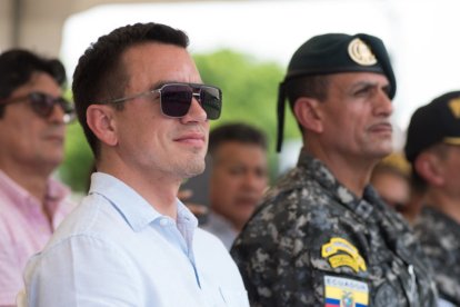 Daniel Noboa apuesta por ampliar el personal de la fuerza pública como medida para enfrentar la inseguridad.