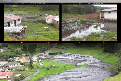 Varias comunidades en el cantón Colta están afectadas por diversos deslaves.