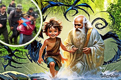 El infante aseguró que el espíritu de su abuelo acompañó, en la selva, en Morona Santiago.