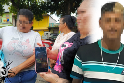 Los allegados esperan encontrar los restos de los jóvenes para llevarlos al camposanto.