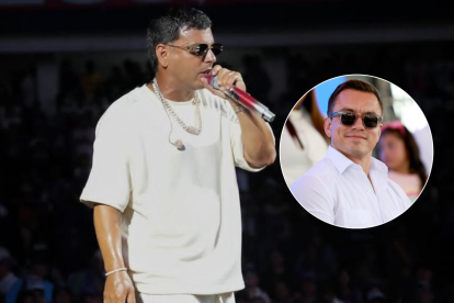 Tito El Bambino durante su presentación en Ecuador.