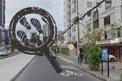 El hecho se suscitó en un reconocido restaurante colombiano de la avenida 6 de Diciembre y calle Veintimilla, de Quito.