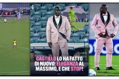 Estas imágenes de Segundo Castillo fueron publicadas por el medio de comunicación italiano Gazzetta dello Sport